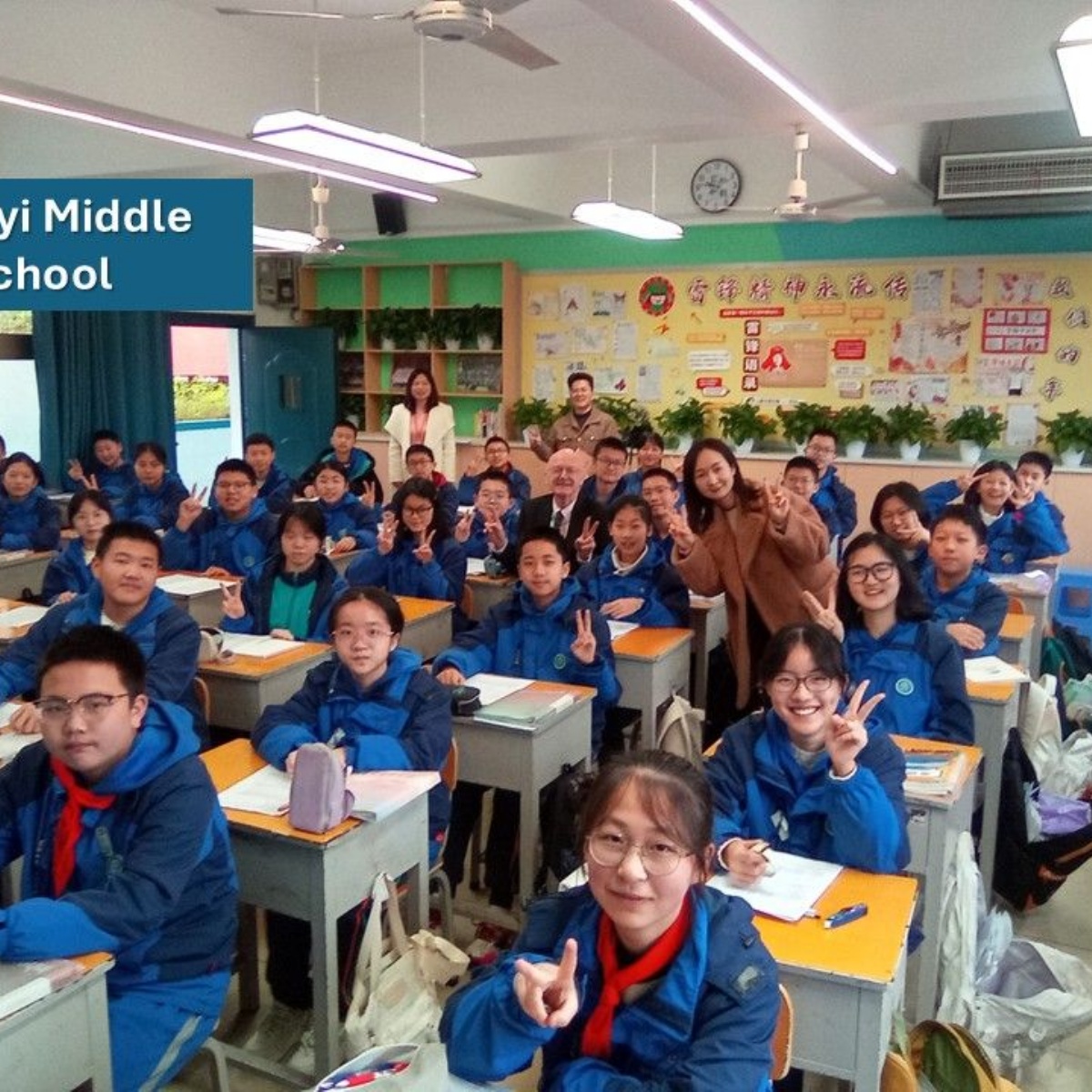 Crookhorn College - Mr Bezant visits China